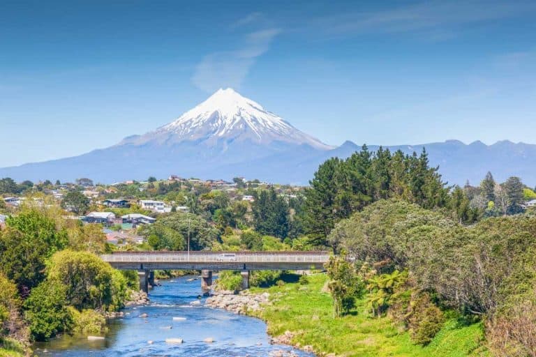 view of mt taranaki from glen avon new plymouth