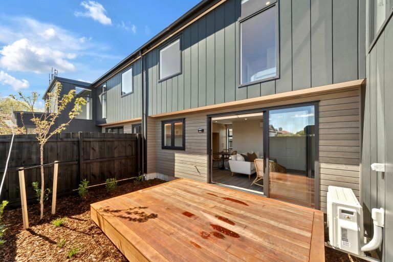 mclean street townhouse fowler homes christchurch north exterior mega1986