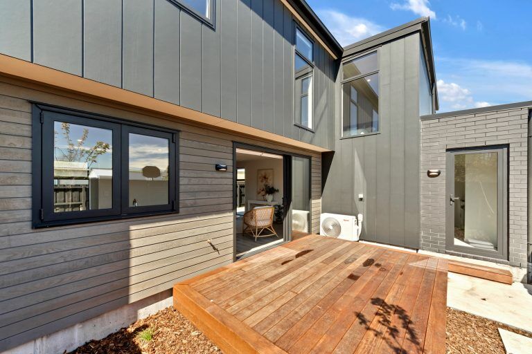 mclean street townhouse fowler homes christchurch north exterior mega1992