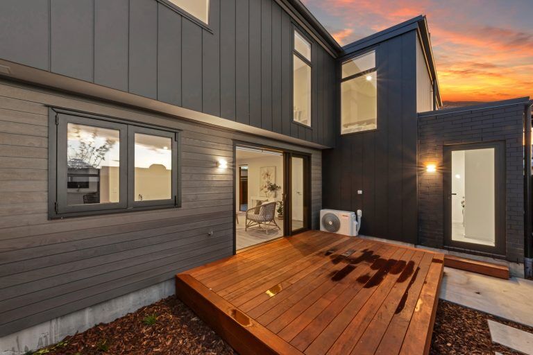 mclean street townhouse fowler homes christchurch north exterior mega2233