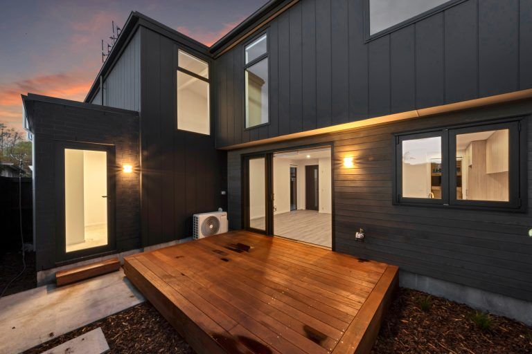 mclean street townhouse fowler homes christchurch north exterior mega2241