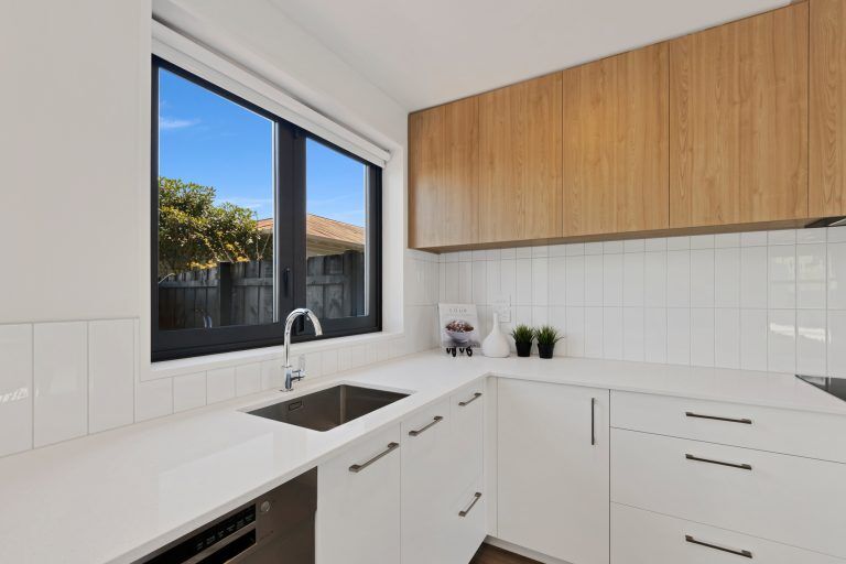 mclean street townhouse fowler homes christchurch north kitchen mega1974