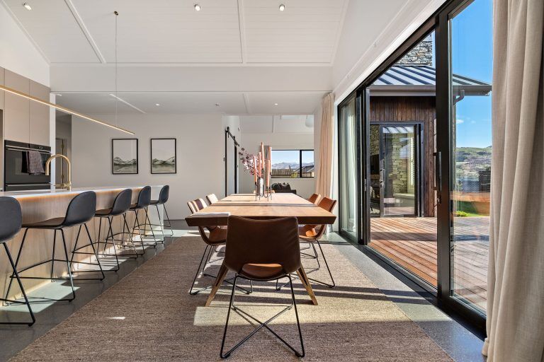 dining jack's point show home fowler homes queentown 57