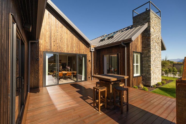 outdoor living jack's point show home fowler homes queentown 39