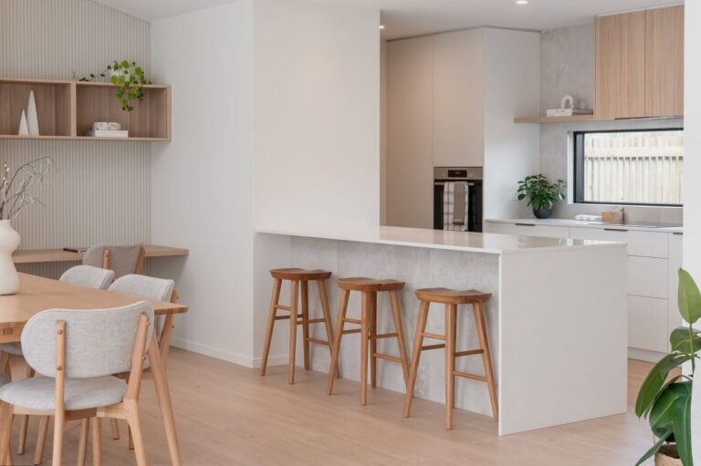 kitchen island fowler homes waikato show home image 13