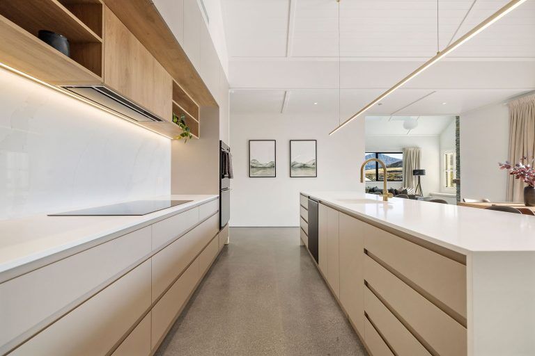 kitchen jack's point show home fowler homes queentown 14