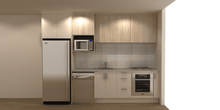 lot5435 unit kitchen render fowler homes queenstown