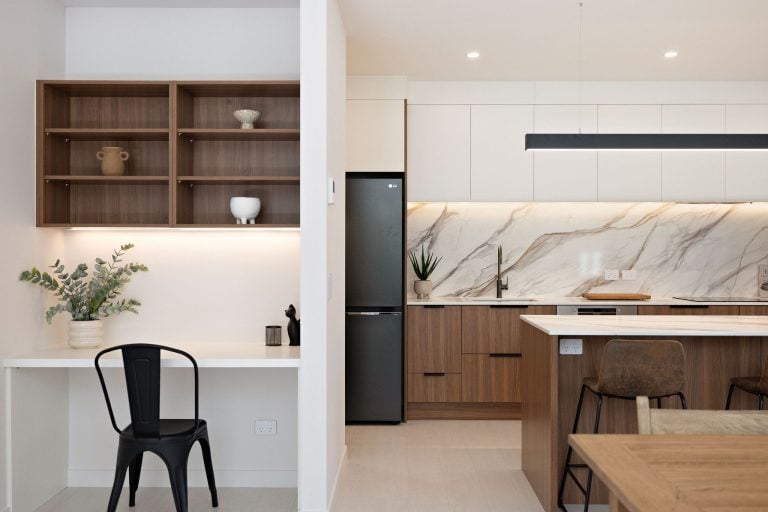 fowler homes kitchen desk 0573