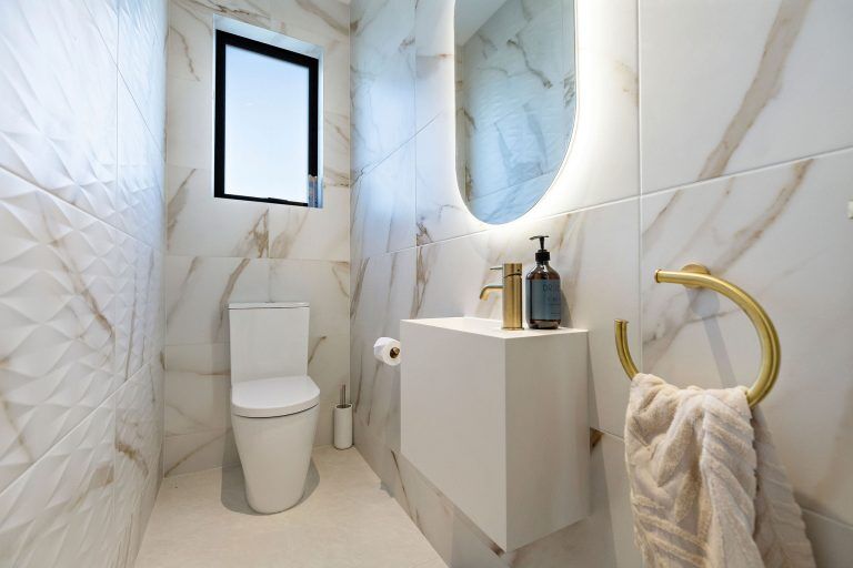 powder room jack's point show home fowler homes queentown 35