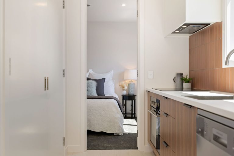 fowler homes internal unit kitchen to bedroom 0450