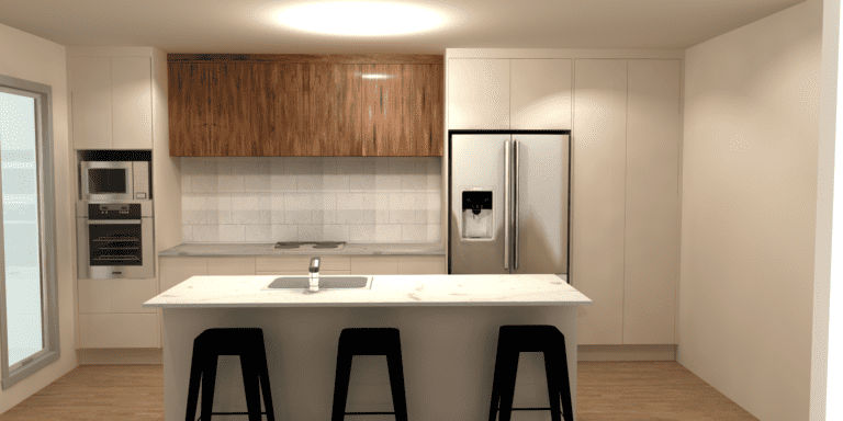 lot5435 kitchen render1 fowler homes queenstown